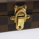 LOUIS VUITTON Damier Ebene Domino 28 Trunk LV Auth 29522SM-17