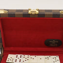 LOUIS VUITTON Damier Ebene Domino 28 Trunk LV Auth 29522SM-19