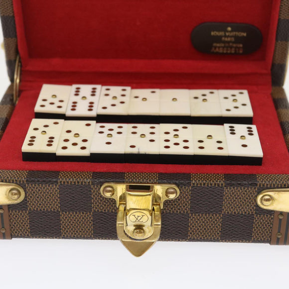 LOUIS VUITTON Damier Ebene Domino 28 Trunk LV Auth 29522SM