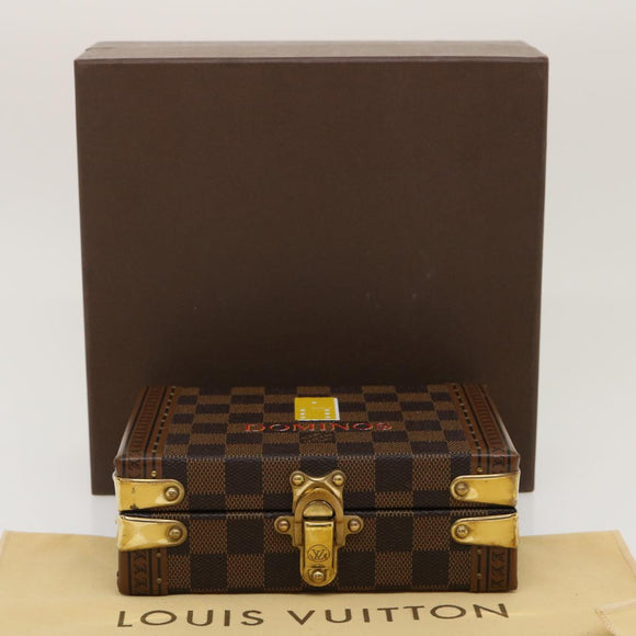LOUIS VUITTON Damier Ebene Domino 28 Trunk LV Auth 29522SM