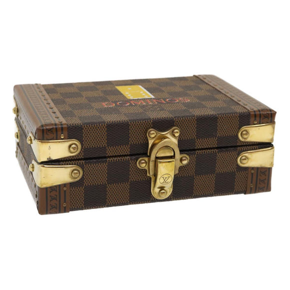 LOUIS VUITTON Damier Ebene Domino 28 Trunk LV Auth 29522SM