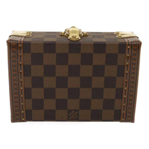 LOUIS VUITTON Damier Ebene Domino 28 Trunk LV Auth 29522SM