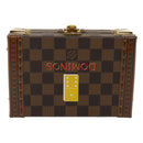 LOUIS VUITTON Damier Ebene Domino 28 Trunk LV Auth 29522SM-2