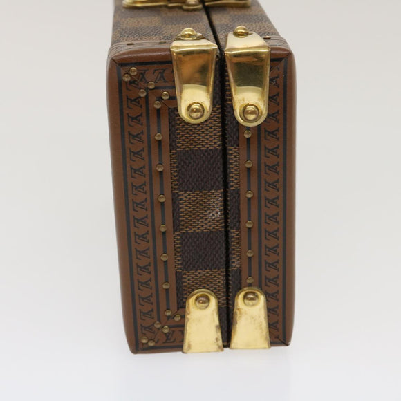 LOUIS VUITTON Damier Ebene Domino 28 Trunk LV Auth 29522SM