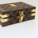 LOUIS VUITTON Damier Ebene Domino 28 Trunk LV Auth 29522SM-5