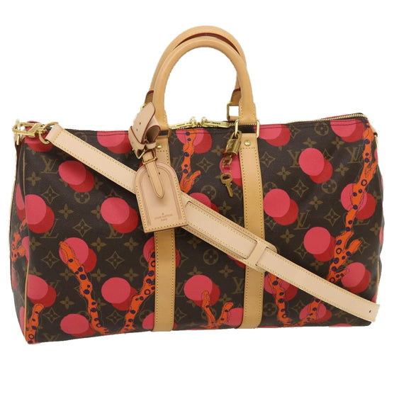 LOUIS VUITTON Monogram Ramages Keepall Bandouliere 45 Bag M41413 LV Auth 29545SV