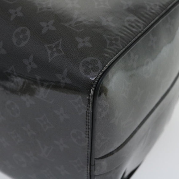 LOUIS VUITTON Eclipse Glaze Keepall Bandouliere 50 Boston Bag M43901 Auth 29548S