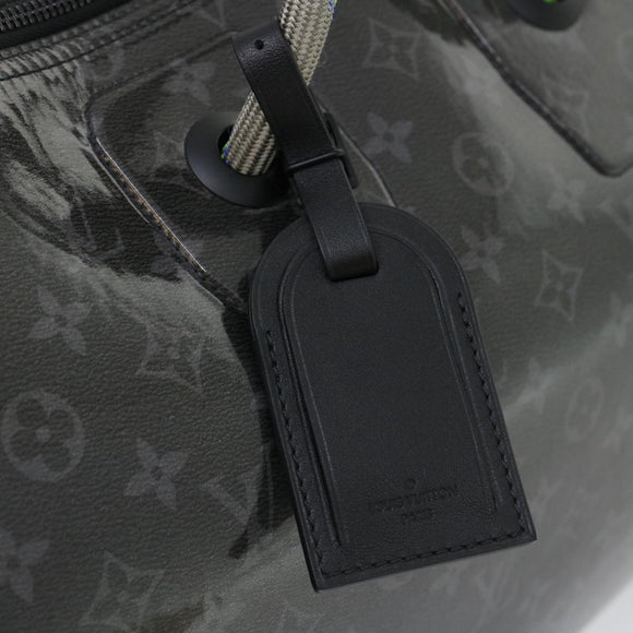 LOUIS VUITTON Eclipse Glaze Keepall Bandouliere 50 Boston Bag M43901 Auth 29548S