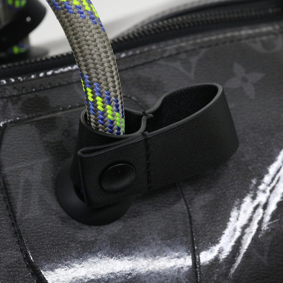 LOUIS VUITTON Eclipse Glaze Keepall Bandouliere 50 Boston Bag M43901 Auth 29548S