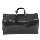 LOUIS VUITTON Eclipse Glaze Keepall Bandouliere 50 Boston Bag M43901 Auth 29548S-13