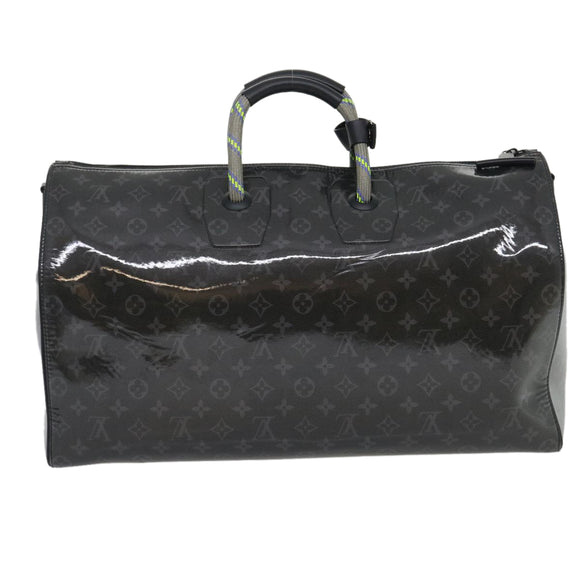 LOUIS VUITTON Eclipse Glaze Keepall Bandouliere 50 Boston Bag M43901 Auth 29548S