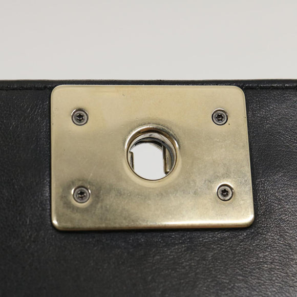 CHANEL Boy Chanel Chain Shoulder Bag Tile Black Multicolor CC Auth 29551AV