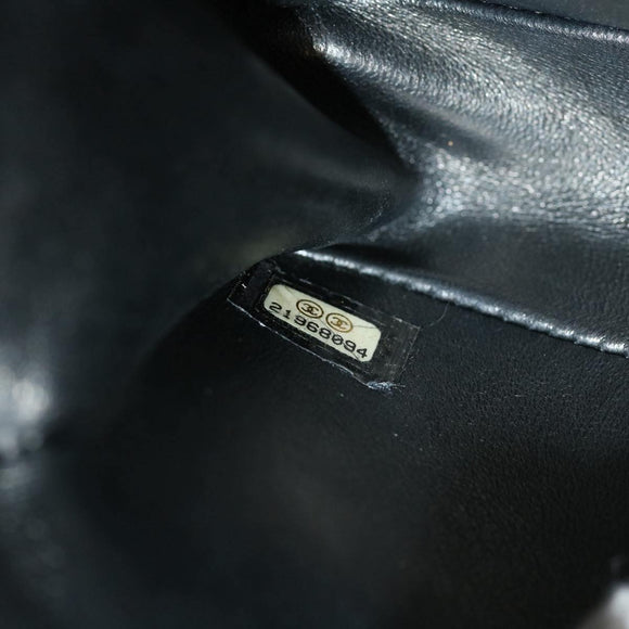 CHANEL Boy Chanel Chain Shoulder Bag Tile Black Multicolor CC Auth 29551AV