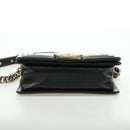 CHANEL Chain Boy Chanel Shoulder Bag Tile Black Multicolor CC Auth 29551A-10