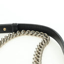 CHANEL Chain Boy Chanel Shoulder Bag Tile Black Multicolor CC Auth 29551A-9