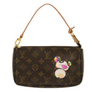 LOUIS VUITTON Monogram Panda Pochette Accessoires Pouch M51981 LV Auth 29555AM-13