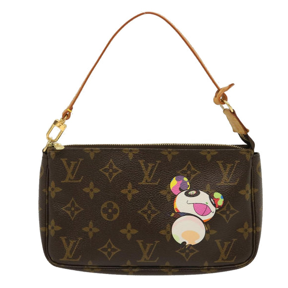 LOUIS VUITTON Monogram Panda Pochette Accessoires Pouch M51981 LV Auth 29555AM