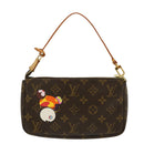 LOUIS VUITTON Monogram Panda Pochette Accessoires Pouch M51981 LV Auth 29555AM-2