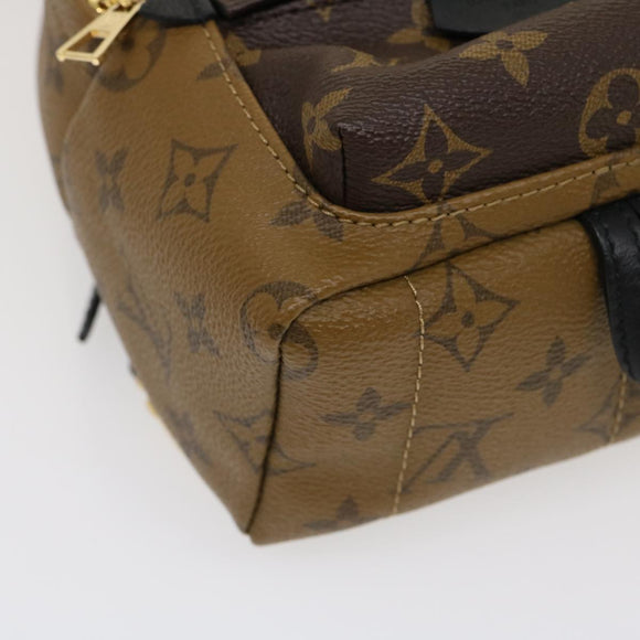 LOUIS VUITTON Monogram Reverse Palm Springs Mini Backpack M42411 LV Auth 29556SM
