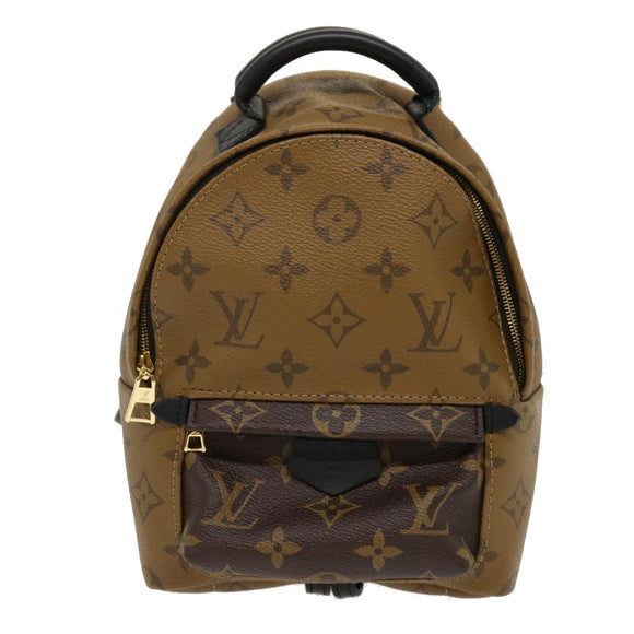 LOUIS VUITTON Monogram Reverse Palm Springs Mini Backpack M42411 LV Auth 29556SM