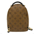 LOUIS VUITTON Monogram Reverse Palm Springs Mini Backpack M42411 LV Auth 29556SM-2