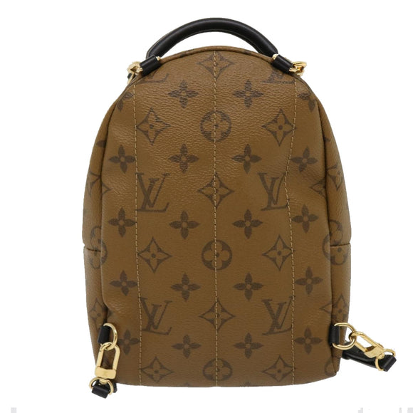 LOUIS VUITTON Monogram Reverse Palm Springs Mini Backpack M42411 LV Auth 29556SM