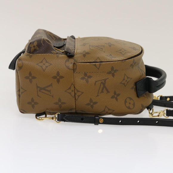 LOUIS VUITTON Monogram Reverse Palm Springs Mini Backpack M42411 LV Auth 29556SM