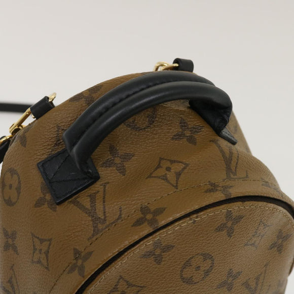 LOUIS VUITTON Monogram Reverse Palm Springs Mini Backpack M42411 LV Auth 29556SM