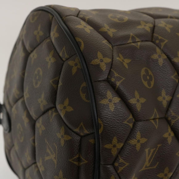 LOUIS VUITTON Monogram Macassar Neo sporty Hexagon Boston Bag M40398 Auth 29557S