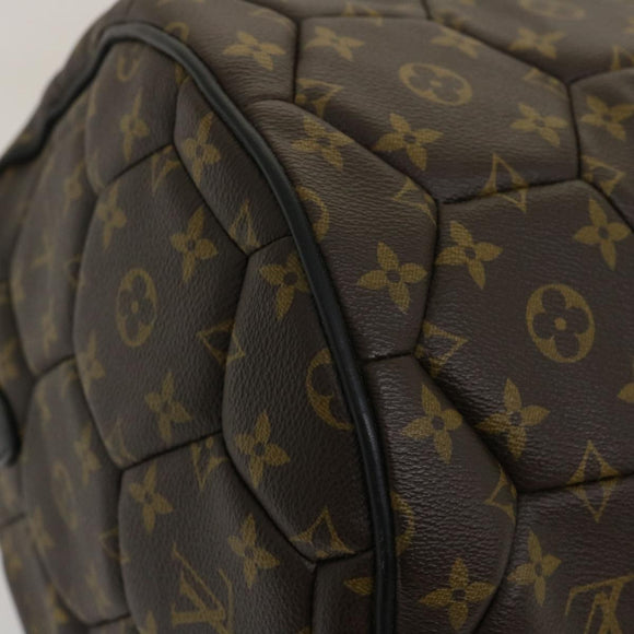 LOUIS VUITTON Monogram Macassar Neo sporty Hexagon Boston Bag M40398 Auth 29557SM