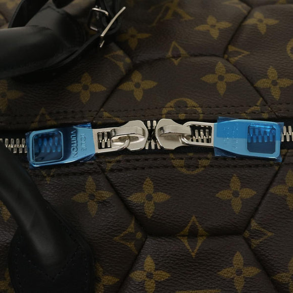 LOUIS VUITTON Monogram Macassar Neo sporty Hexagon Boston Bag M40398 Auth 29557S