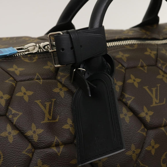 LOUIS VUITTON Monogram Macassar Neo sporty Hexagon Boston Bag M40398 Auth 29557SM