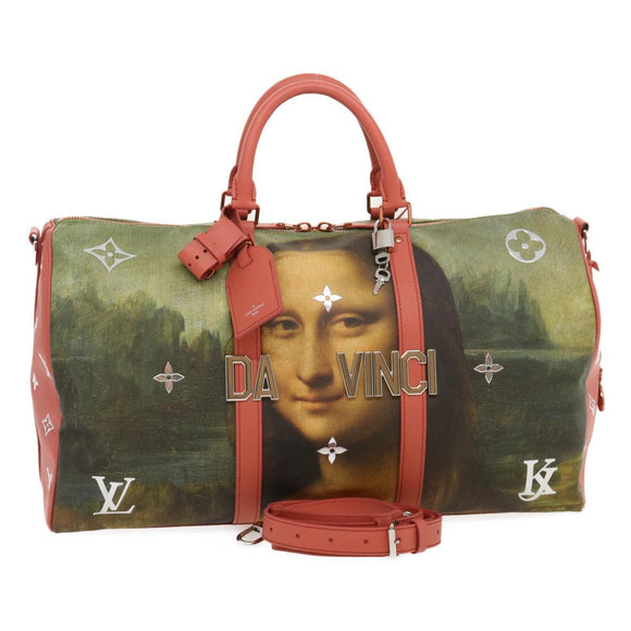 LOUIS VUITTON Masters Collection Keepall Bandouliere 50 Boston M43377 Auth 29559SM