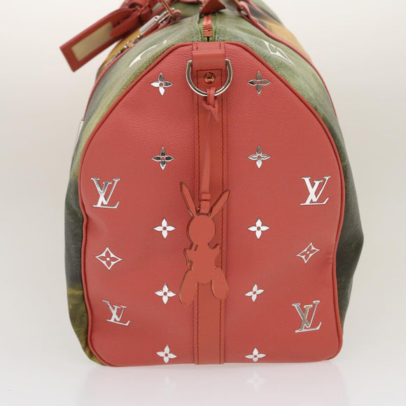 LOUIS VUITTON Masters Collection Keepall Bandouliere 50 Boston M43377 Auth 29559SM