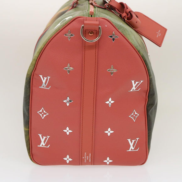 LOUIS VUITTON Masters Collection Keepall Bandouliere 50 Boston M43377 Auth 29559SM