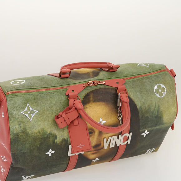 LOUIS VUITTON Masters Collection Keepall Bandouliere 50 Boston M43377 Auth 29559S