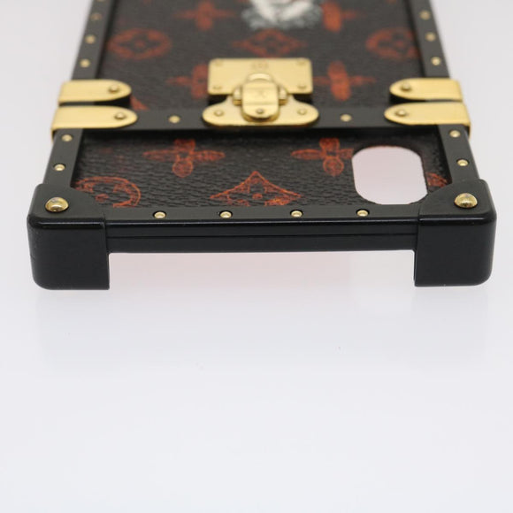 LOUIS VUITTON Transformed Monogram Cat Eye Trunk iPhone Case M63891 Auth 29562M