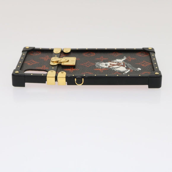 LOUIS VUITTON Transformed Monogram Cat Eye Trunk iPhone Case M63891 Auth 29562A