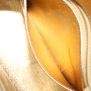 CHANEL Matelasse Shoulder Bag Lamb Skin Gold CC Auth 29567SAV-23