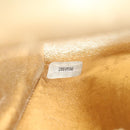 CHANEL Matelasse Shoulder Bag Lamb Skin Gold CC Auth 29567SAV-11
