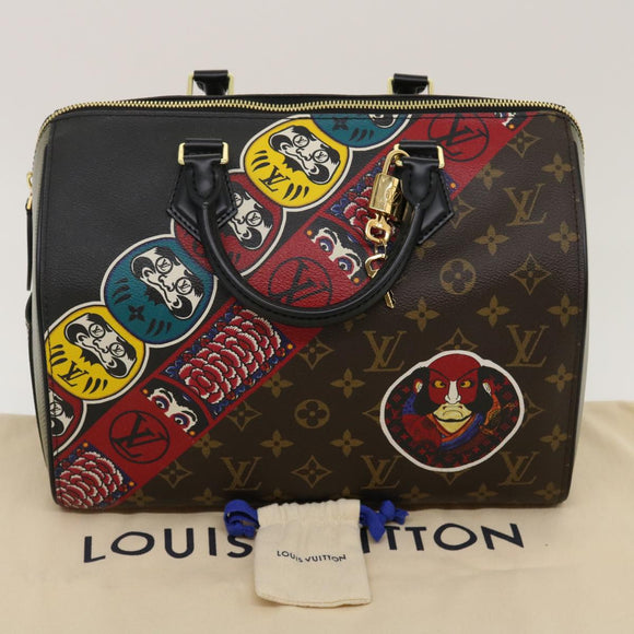 LOUIS VUITTON Monogram Epi Kabuki Speedy 30 Handtasche M43505 LV Auth 29583SM