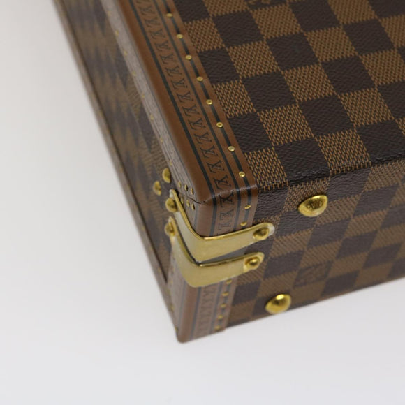 LOUIS VUITTON Damier Ebene President Trunk SPO N47500 LV Auth 29584SM