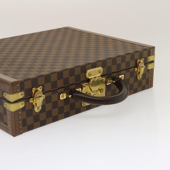 LOUIS VUITTON Damier Ebene President Trunk SPO N47500 LV Auth 29584SM