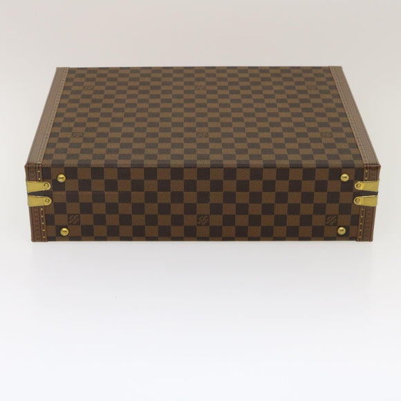 LOUIS VUITTON Damier Ebene President Trunk SPO N47500 LV Auth 29584SM