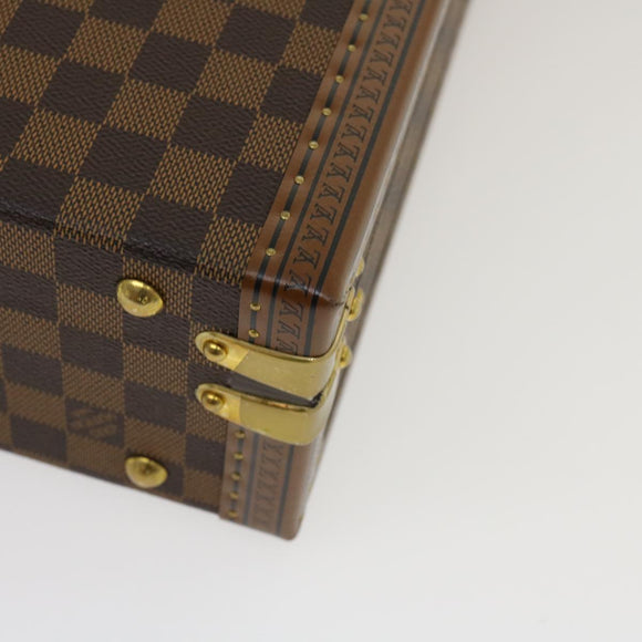 LOUIS VUITTON Damier Ebene President Trunk SPO N47500 LV Auth 29584SM