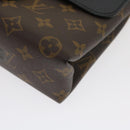 LOUIS VUITTON Monogram Rocky BB 2Way Hand Shoulder Bag Black M44141 Auth 29587A-8