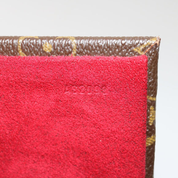 LOUIS VUITTON Monogram Coffret Winding Machine Accessory Case M48126 Auth 29828SM