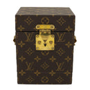LOUIS VUITTON Monogram Coffret Winding Machine Accessory Case M48126 Auth 29828SM-13