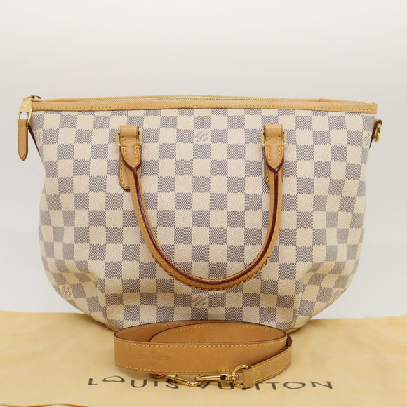 LOUIS VUITTON Damier Azur Riviera PM 2Way Tote Bag N48250 LV Auth 29879V