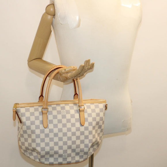 LOUIS VUITTON Damier Azur Riviera PM 2Way Tote Bag N48250 LV Auth 29879AV